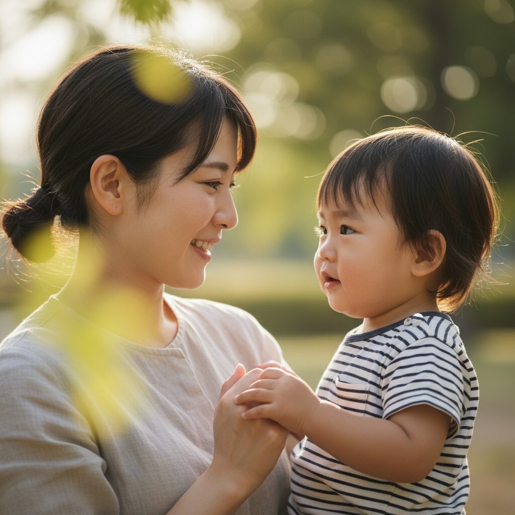 眼科で視力検査を受ける子どもの様子