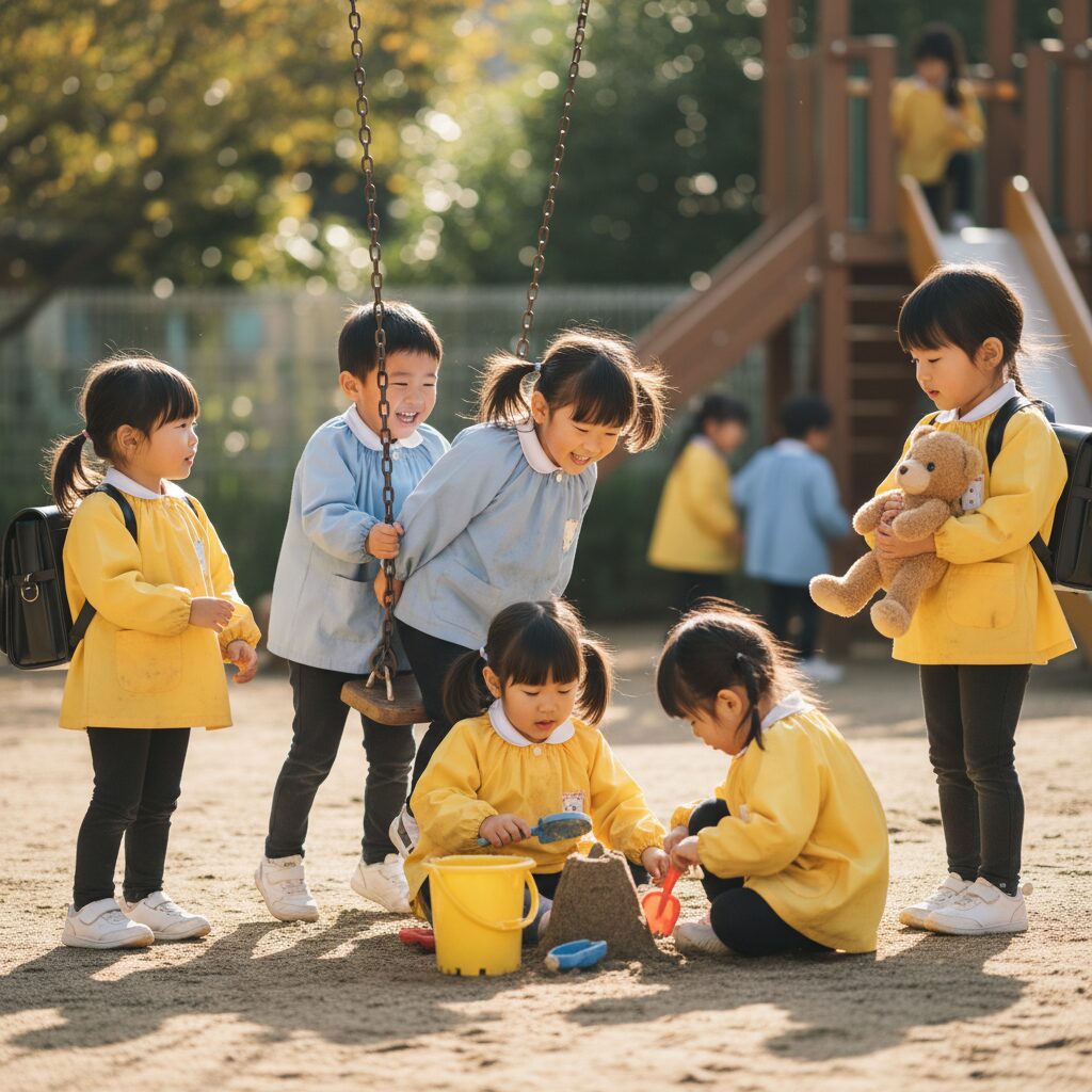 専門機関で相談を受けている親子の様子