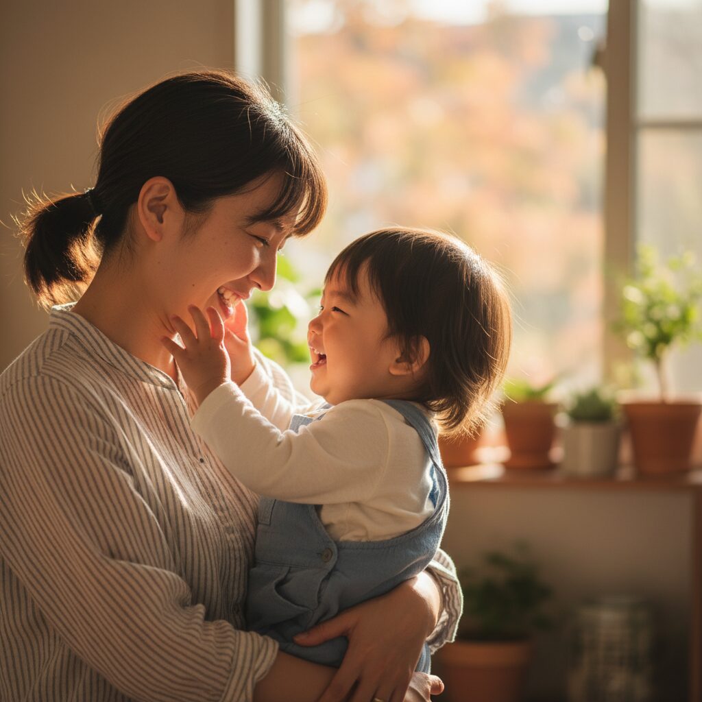小さなグループで先生と一緒に活動している子どもたちの様子